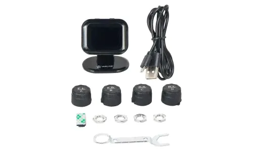 Система контроля давления в шинах TPMS, 4 внеш. датчика, дисплей мини AIRLINE, арт. AEBJ001-0