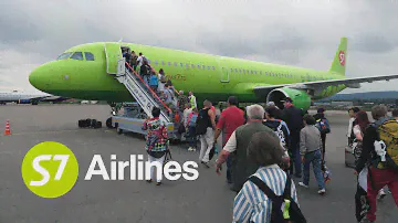 Перелет Иркутск - Москва на Airbus A321 S7 Airlines