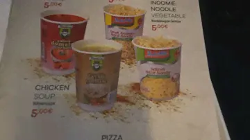 FOOD MENU ON CORENDON AIRLINE
