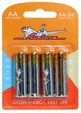 Батарейки AIRLINE алкалиновая LR03/AAA 4 шт. AAA-040
